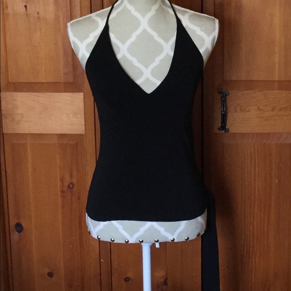 Smart Set Tops - Sexy black halter top